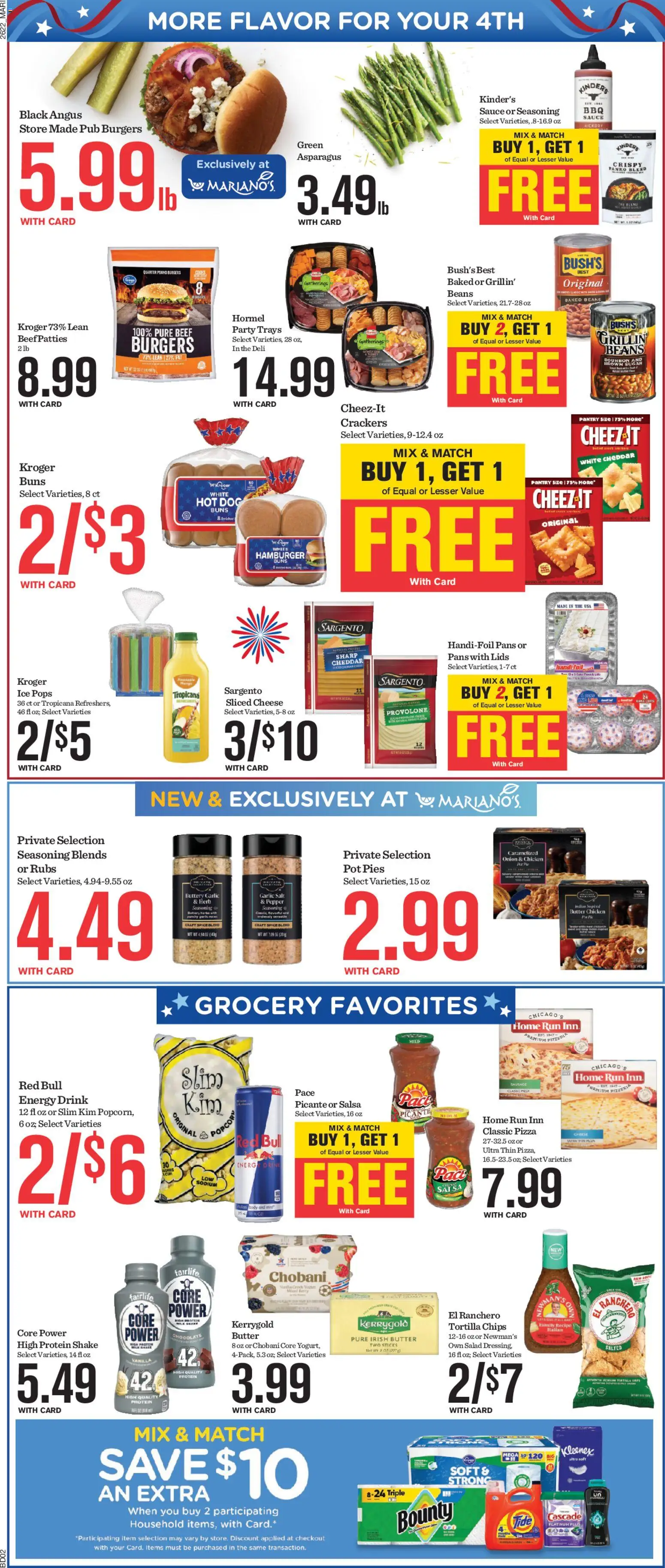Mariano's Weekly Ad - valid from 07/01/2026 | Page: 9 | Products: Cheese, Chocolate, Sugar, Sausage