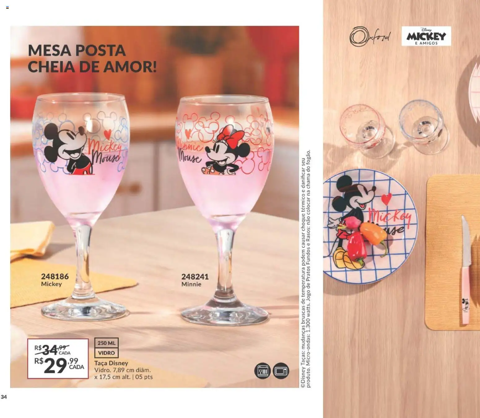 Avon Folheto - válido de 21/09/2026 | Página: 34 | Produtos: Taças, Mesa, Microondas, Mouse