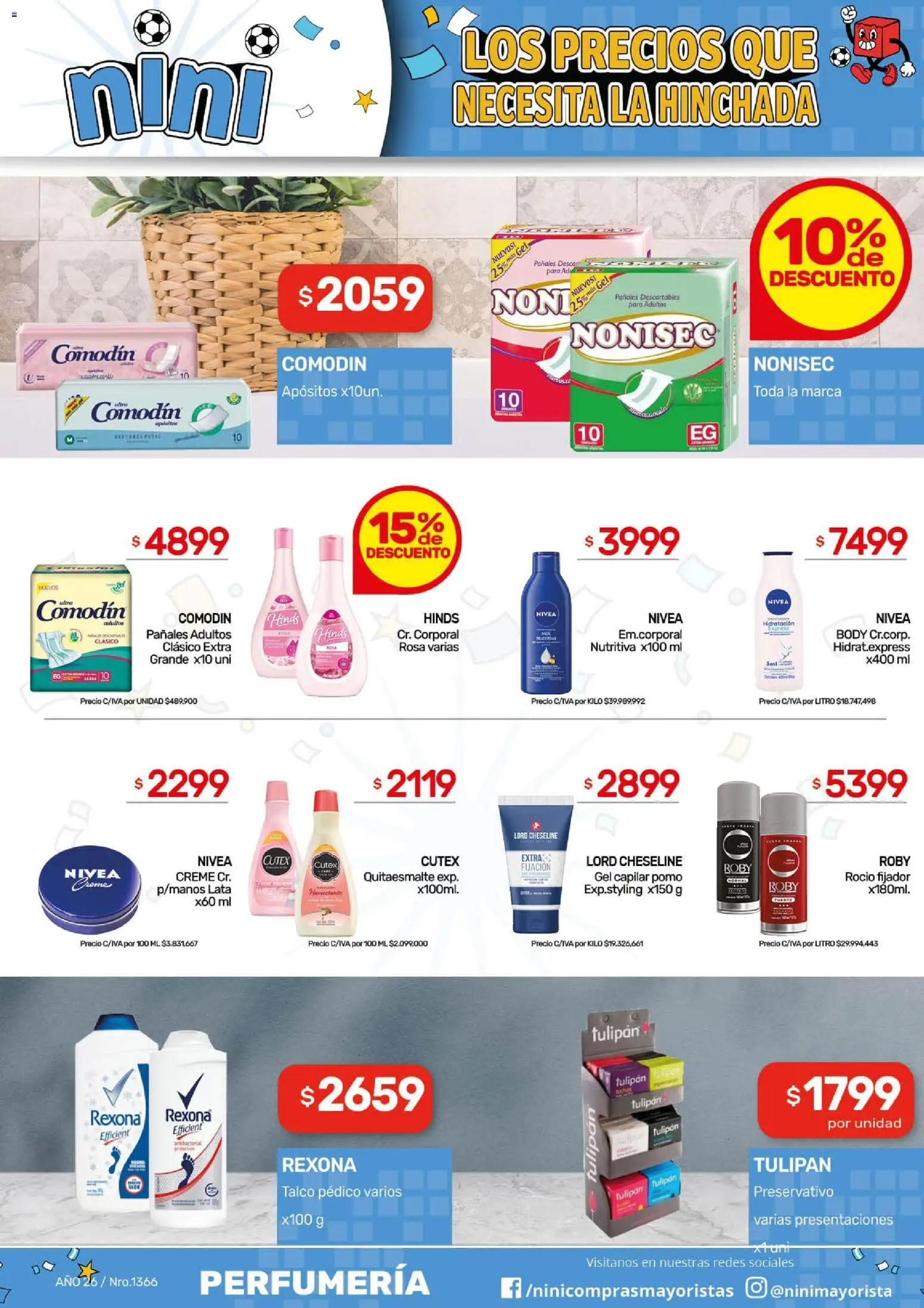 NINI Mayorista ofertas │ válido desde el 29/06/2026 | Página: 7 | Productos: Body, Fijador, Pañales