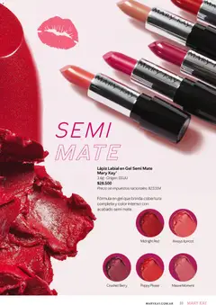 Vista previa Mary Kay catálogo válido desde el 01.05.2026 | Página: 55 | Productos: Mate, Lápiz labial