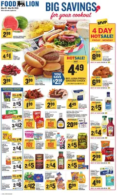 Preview of Food Lion weekly ads valid from 20.05.2026