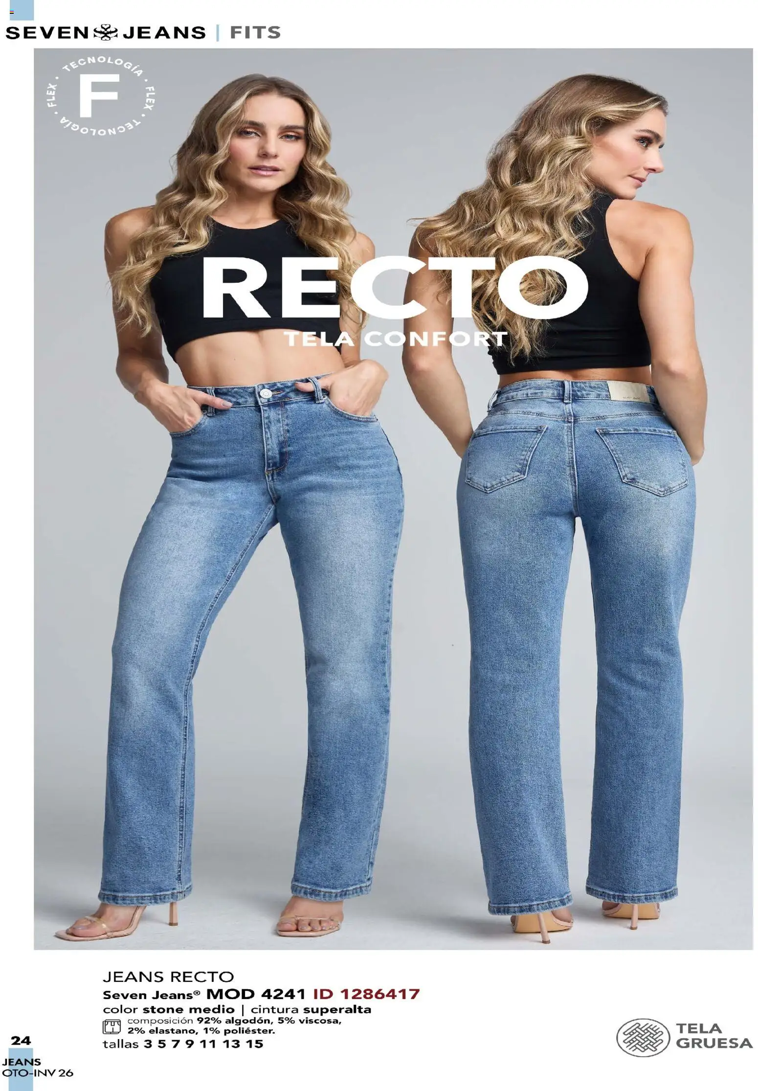 Nuevas ofertas de Price Shoes válidas en toda la República Mexicana desde el 03/08/2026. ¡Encuentra las mejores ofertas en Price Shoes catálogo Seven Jeans! | Página: 24
