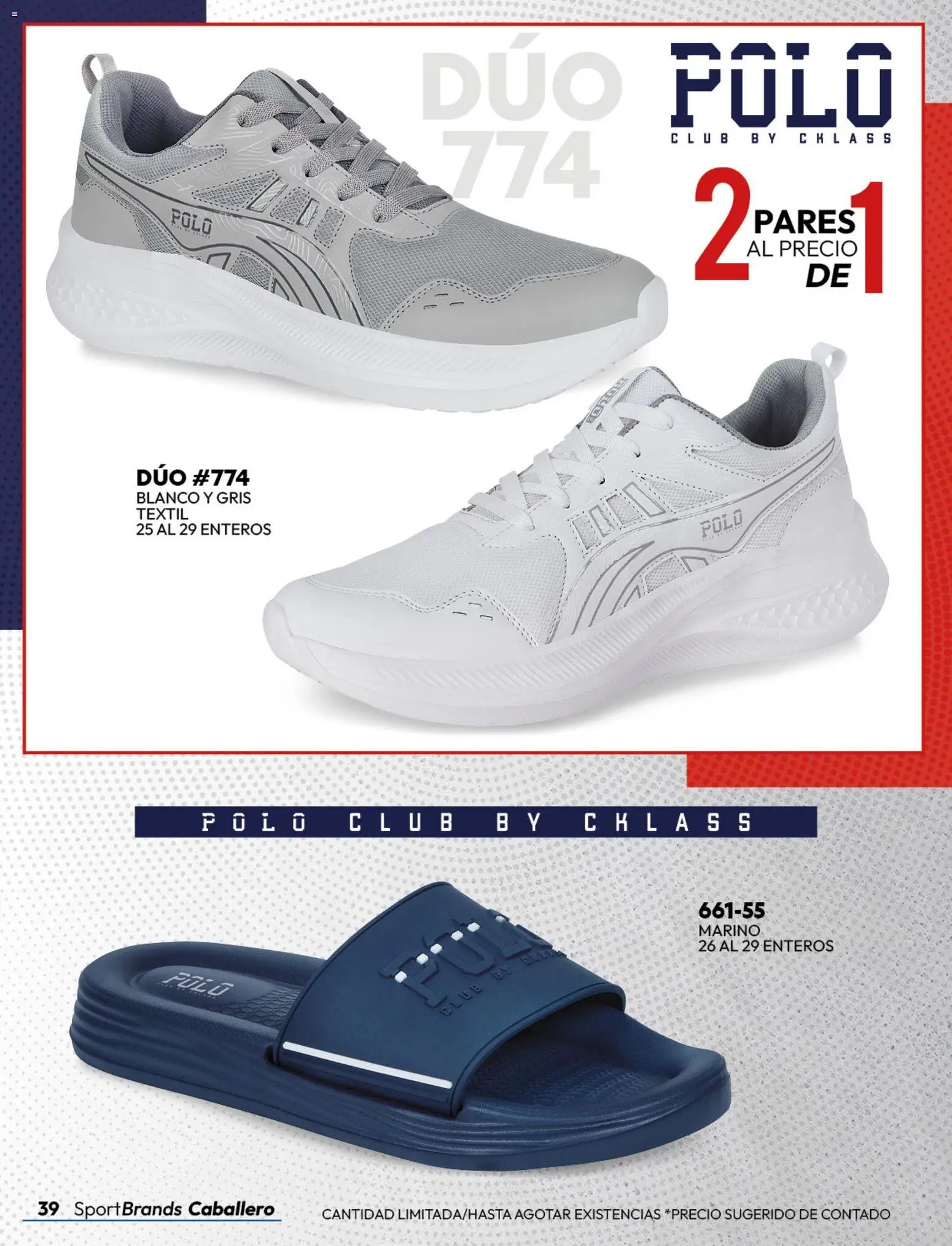 Nuevas ofertas de Cklass válidas en toda la República Mexicana desde el 08/07/2026. ¡Encuentra las mejores ofertas en Cklass catálogo Sportbrands caballero! | Página: 44