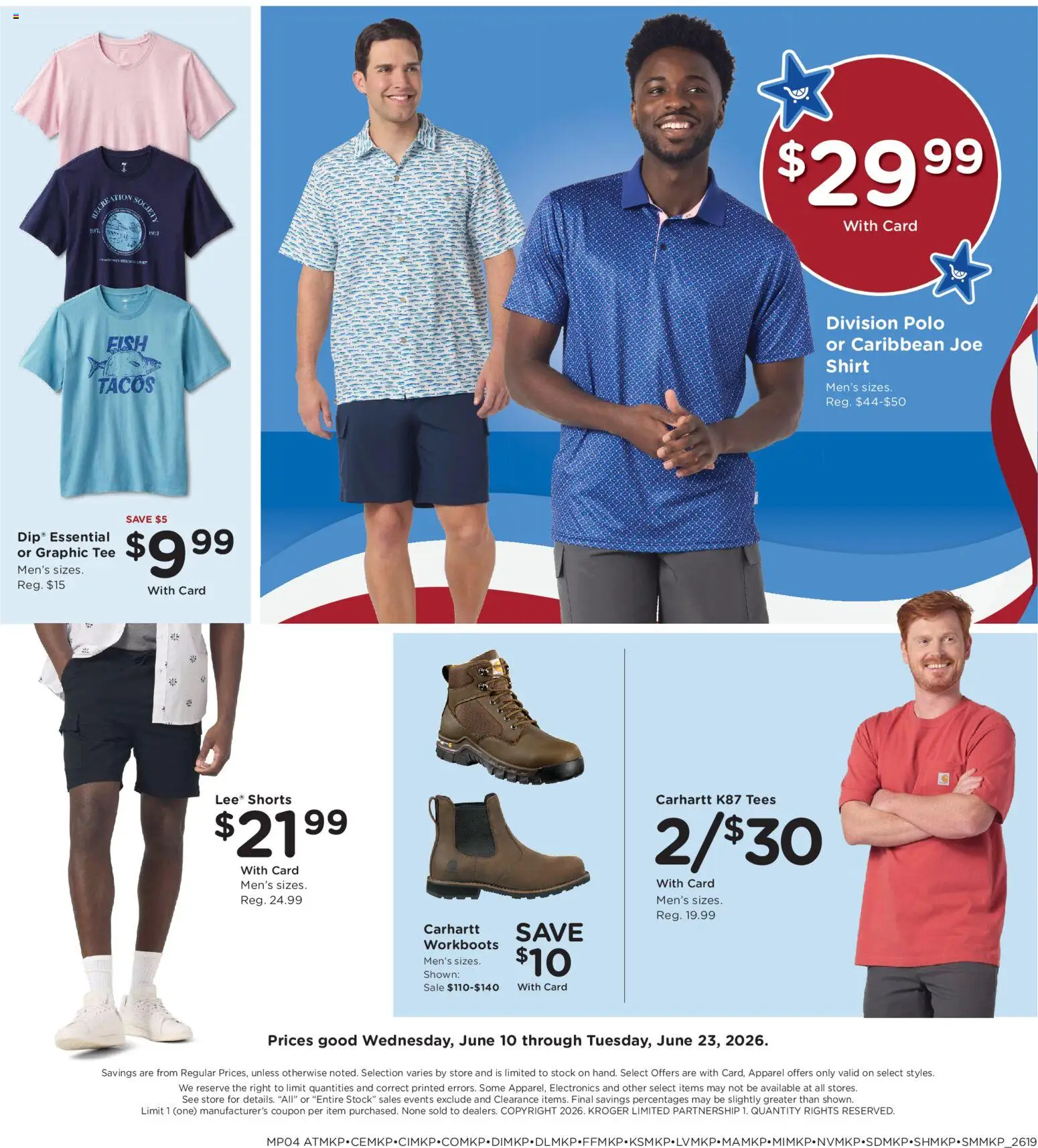 Fry's Food Home & Apparel - valid from 10.06.2026 | Page: 4 | Products: Fish, Shirt, Shorts