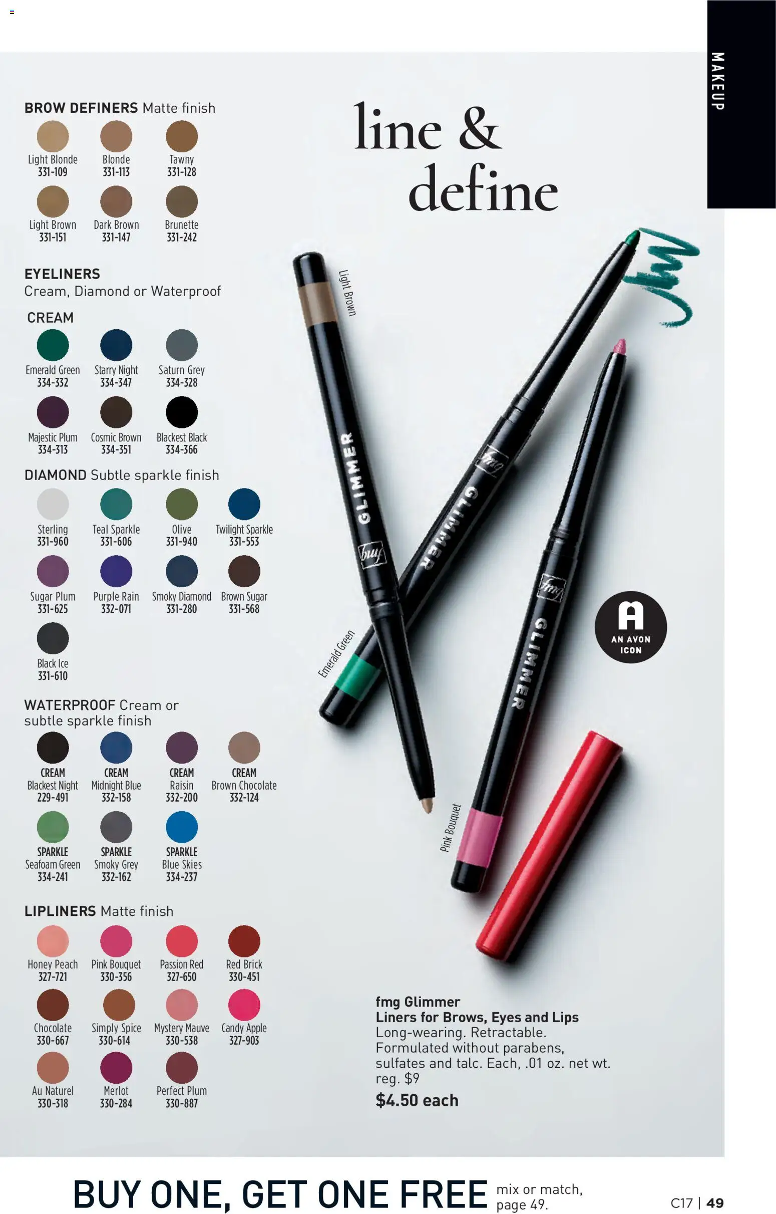 Avon Brochure - valid from 08/12/2026 | Page: 49 | Products: Cream, Sugar, Peach, Ice