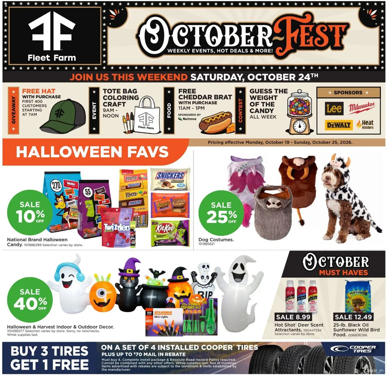 Mills Fleet Farm Weekly Ad - valid from 10/19/2026 | Page: 1