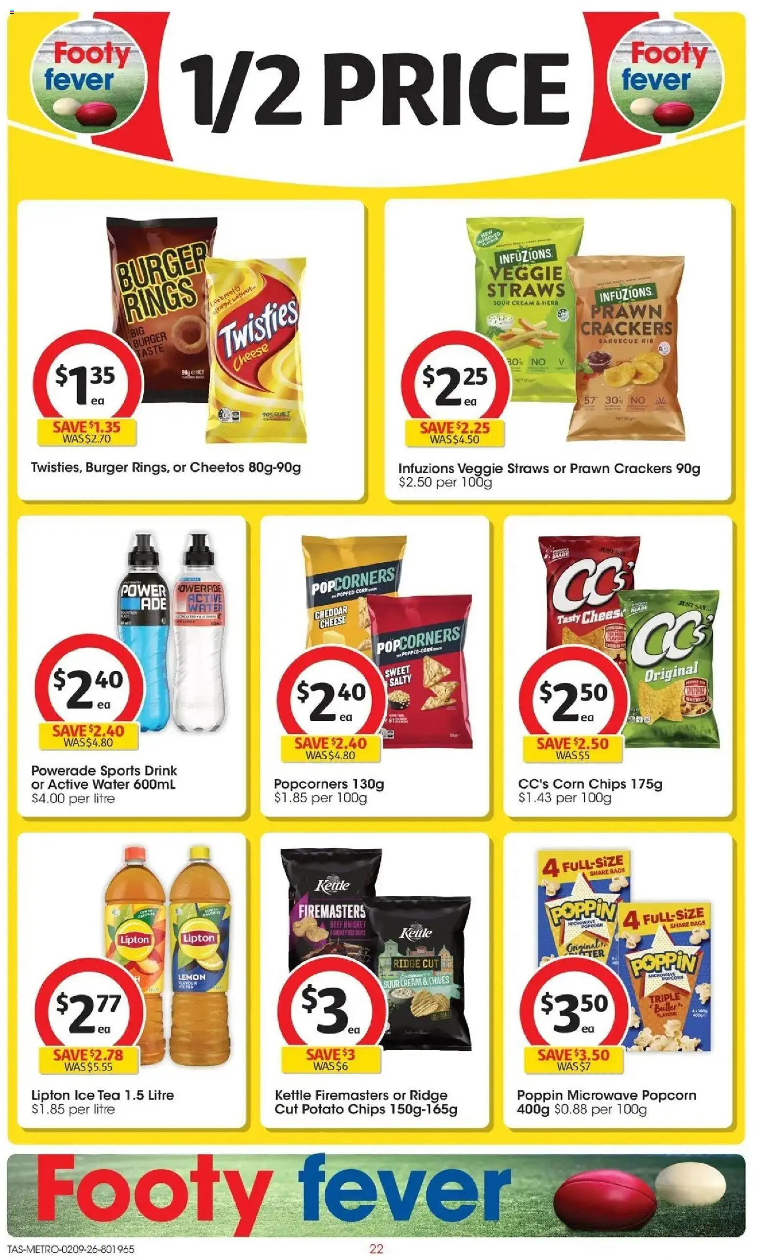 Coles catalogue - valid from 02/09/2026 | Page: 22 | Products: Beef, Sauce, Straws, Ice
