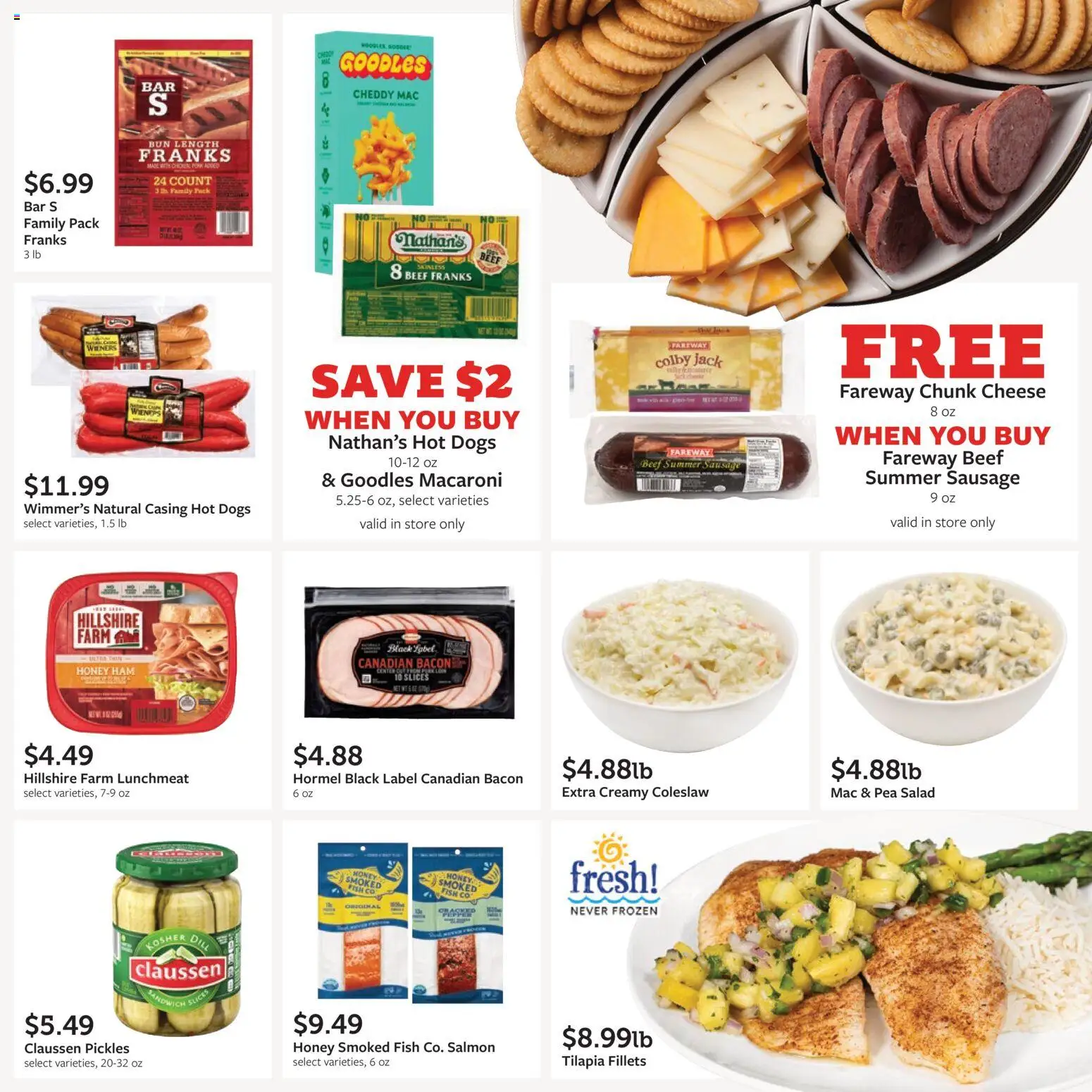 Fareway Monthly Ad - valid from 08/03/2026 | Page: 29 | Products: Ham, Beef, Sausage, Dill