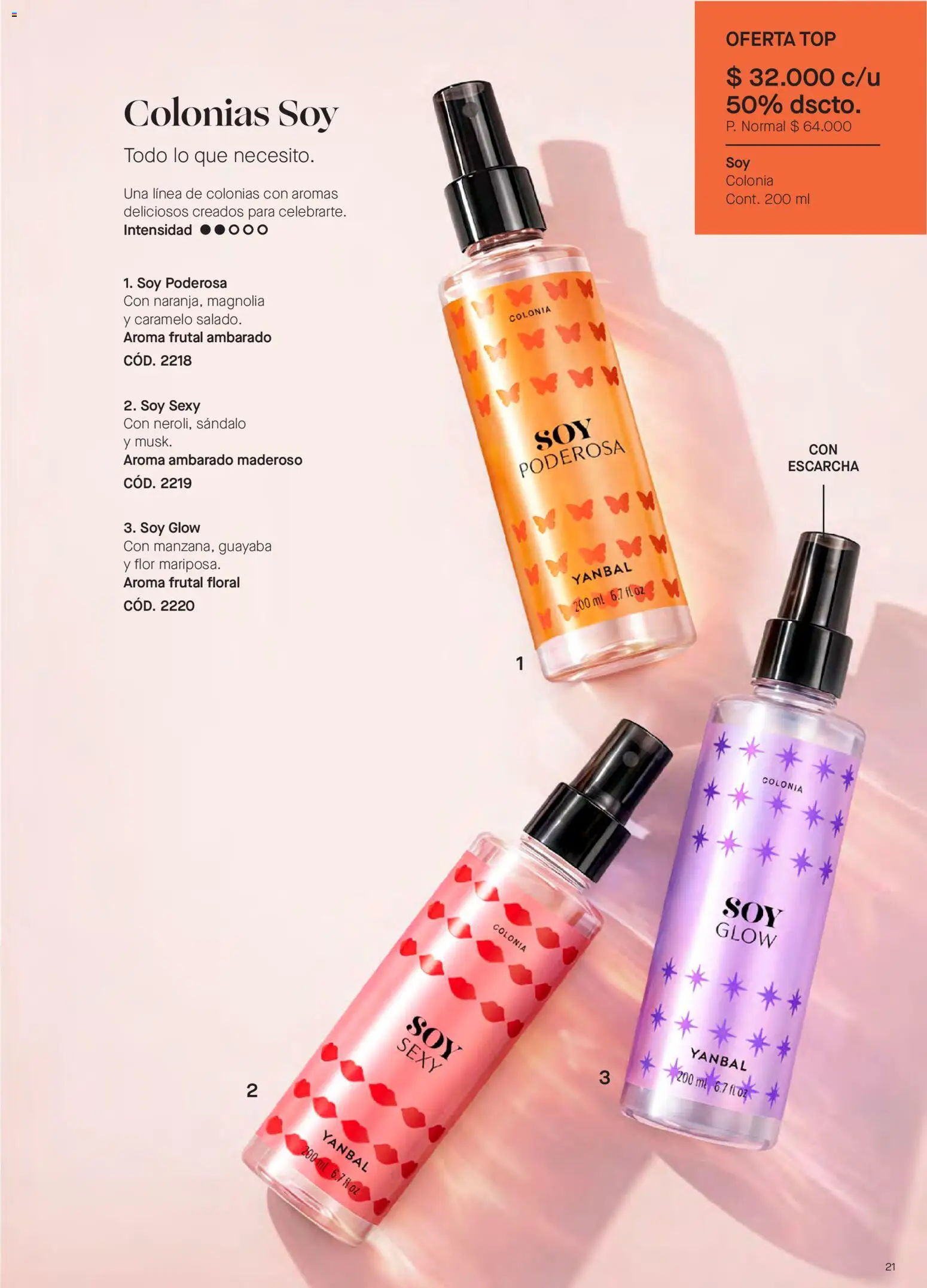 Yanbal revista - valida desde el 18/07/2026 | Página: 21 | Productos: Guayaba, Top