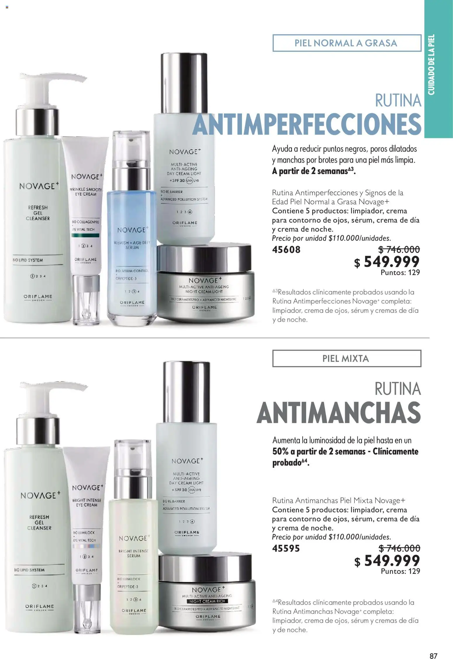 Oriflame revista - valida desde el 20/06/2026 | Página: 87 | Productos: Crema, Serum, Contorno