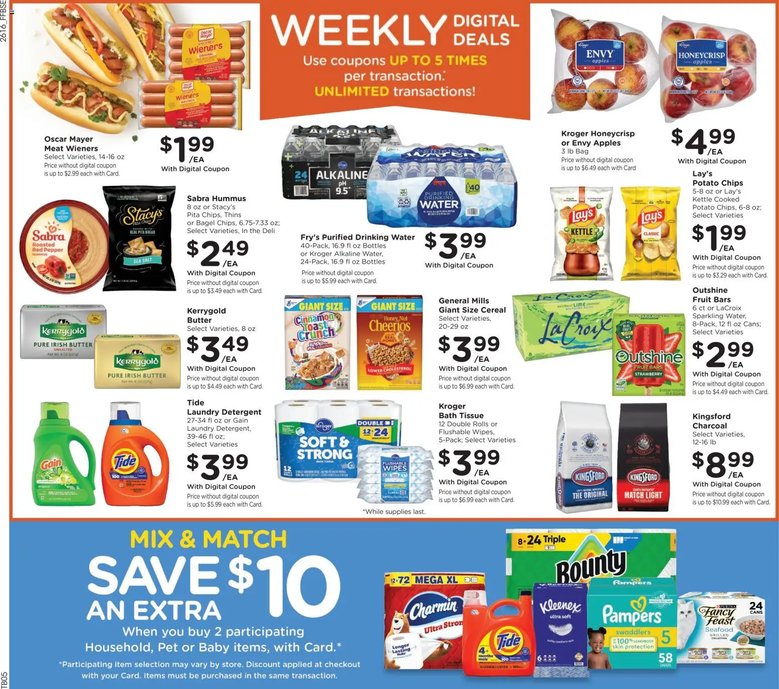 Fry's Food Weekly Ad - valid from 20.05.2026 | Page: 2 | Products: Apples, Chips, Salt, Pepper