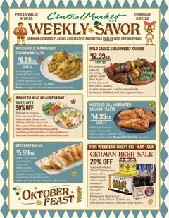 Preview of Central Market weekly ads valid from 09/16/2026 | Page: 1