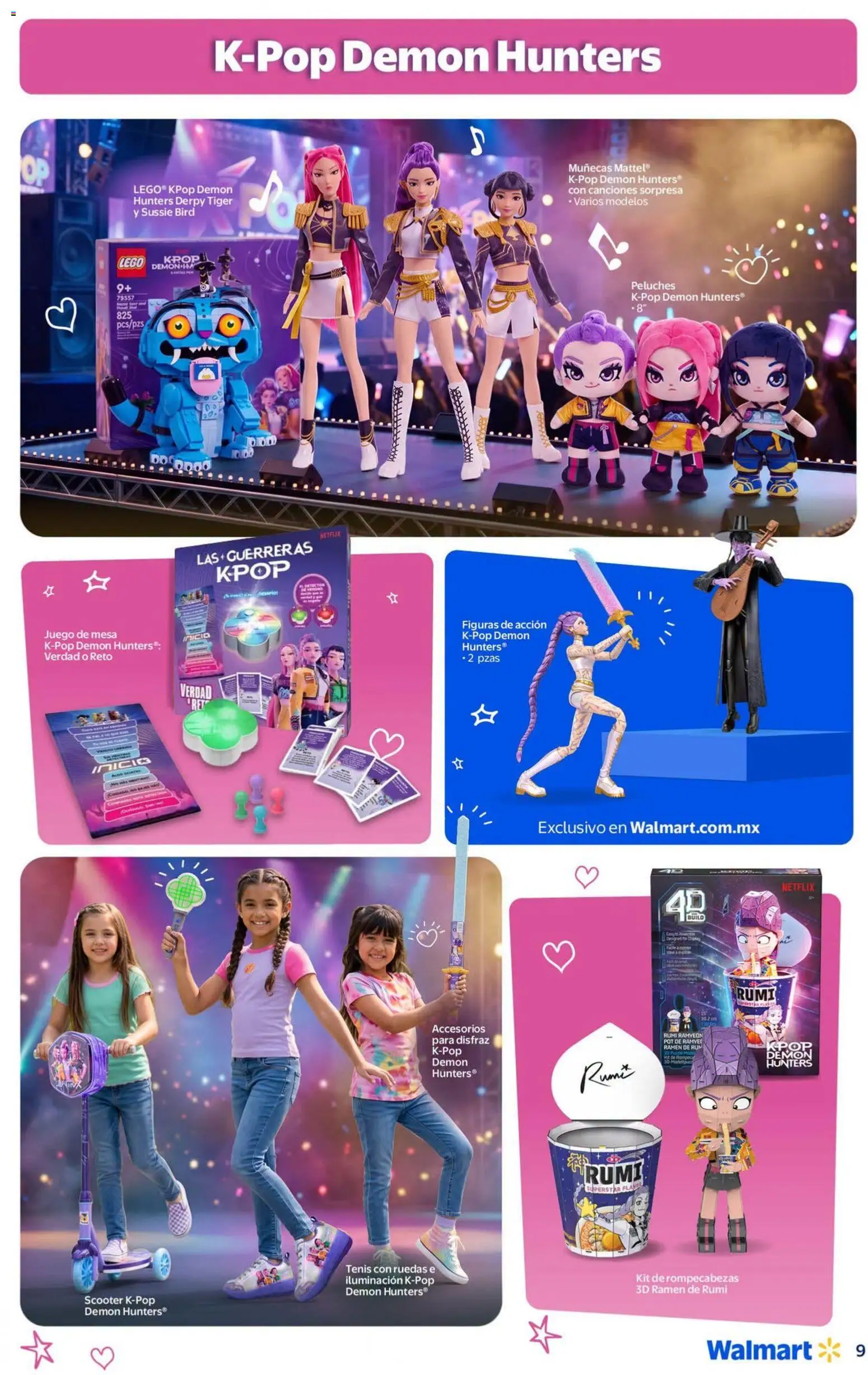 Nuevas ofertas de Walmart válidas en toda la República Mexicana desde el 16/10/2026. ¡Encuentra las mejores ofertas en Walmart folleto Juguetilandia! | Página: 9