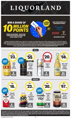 Preview of Liquorland catalogue - valid from 01/07/2026 | Page: 1 | Products: Beer, Bourbon, Passionfruit, Turkey
