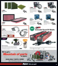 Preview of Repco catalogue - valid from 30/09/2026 | Page: 15 | Products: Clutch, Oil, Pumps, Iron