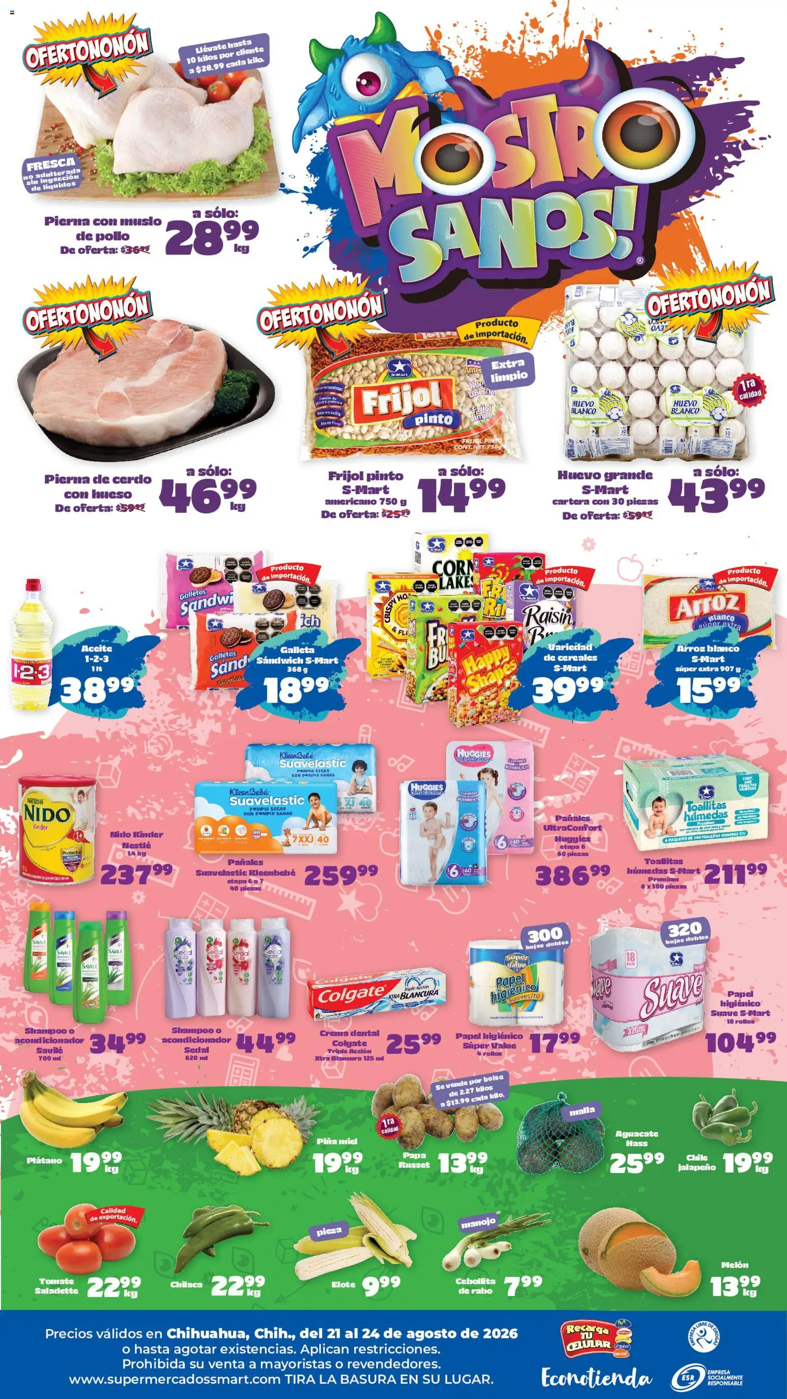 Nuevas ofertas de S-Mart válidas en toda la República Mexicana desde el 21/08/2026. ¡Encuentra las mejores ofertas en S-Mart folleto! | Página: 2