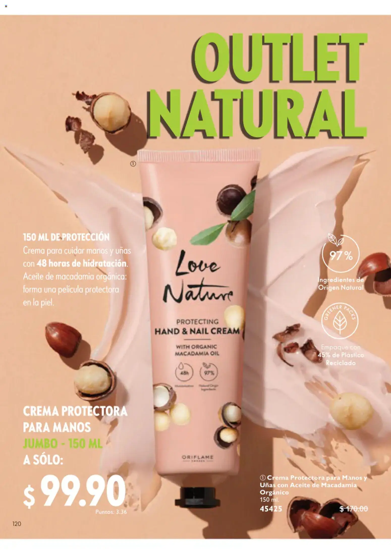 Nuevas ofertas de Oriflame válidas en toda la República Mexicana desde el 01/08/2026. ¡Encuentra las mejores ofertas en Oriflame campaña 11 2026! | Página: 120 | Productos: Crema, Aceite