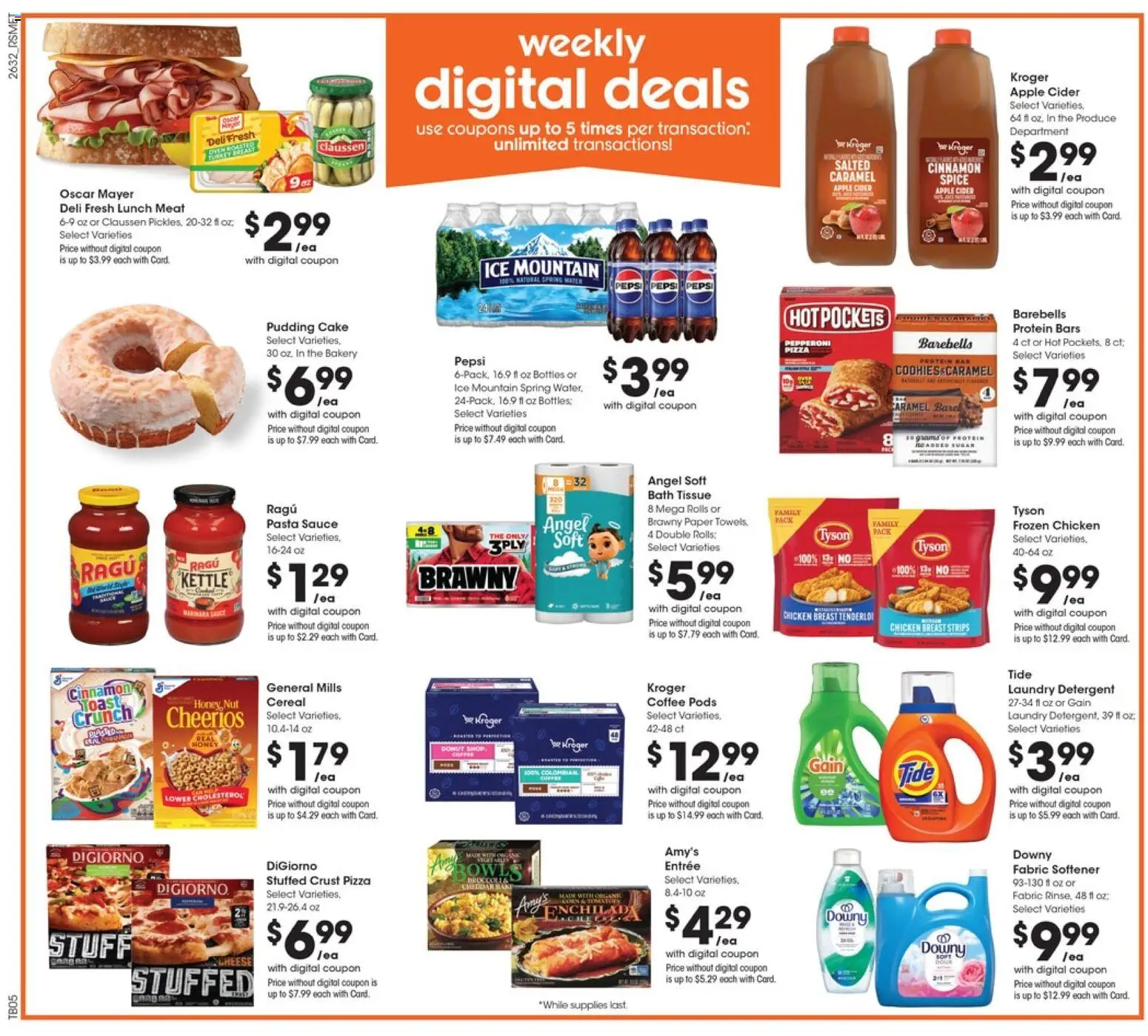 Pick ‘n Save Weekly Ad - valid from 09/09/2026 | Page: 2 | Products: Chicken, Pizza, Fabric softener, Detergent