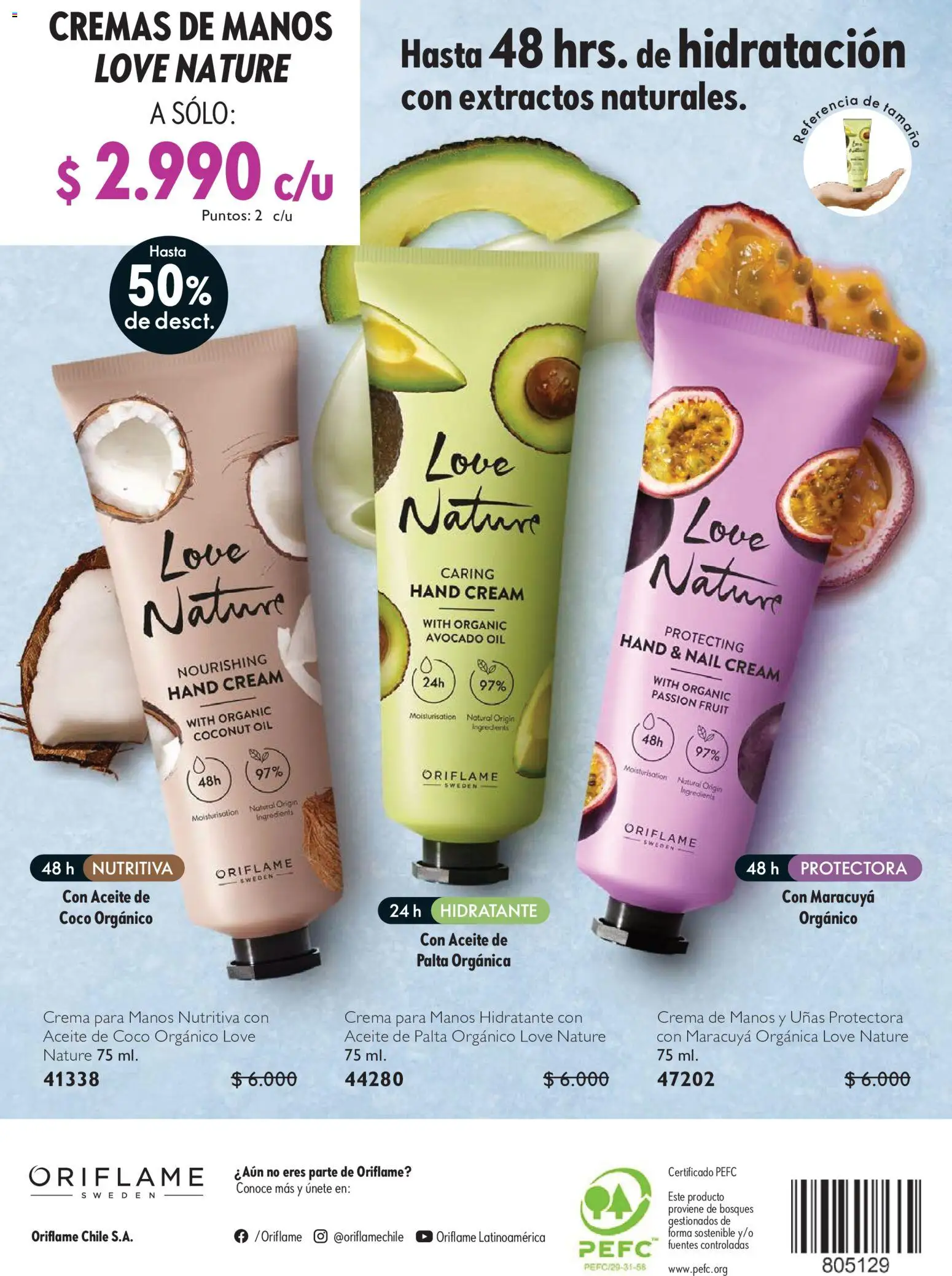 Oriflame Ofertas │ válido desde el 10.07.2026 | Página: 132 | Productos: Palta, Crema de manos, Aceite, Crema