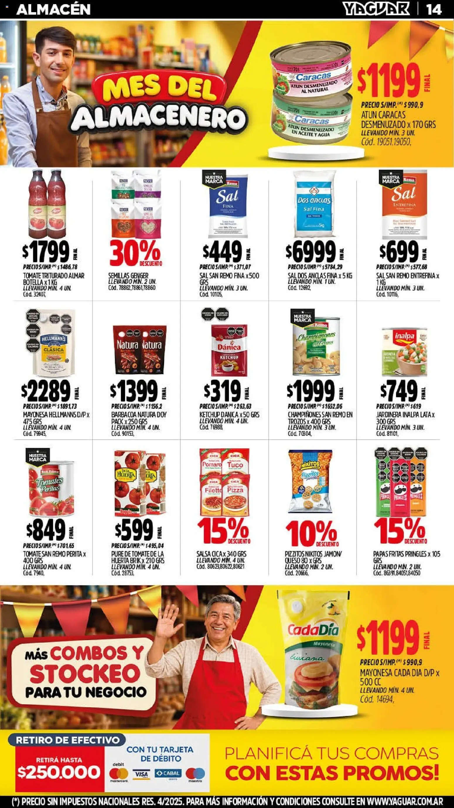 Yaguar - Oferta Semanal San Juan │ válido desde el 14/09/2026 | Página: 14 | Productos: Botella, Ketchup, Champiñones, Pure de Tomate