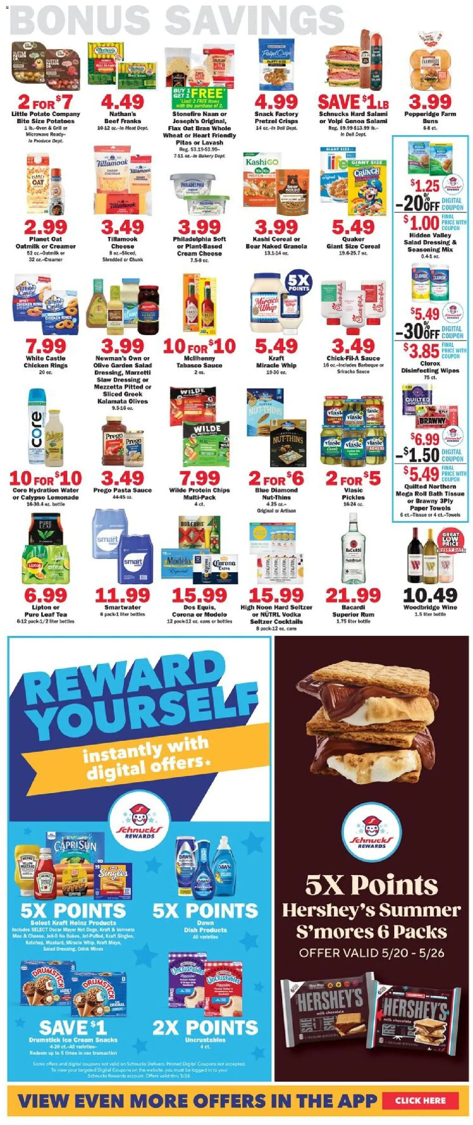 Schnucks Weekly Print Ad - IN - valid from 20.05.2026 | Page: 5 | Products: Bakery, Salami, Microwave, Tea
