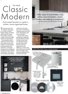 Preview of Bunnings Warehouse Kitchen, Bathroom & Laundry 2026 Style Guide - valid from 01/10/2026 | Page: 4 | Products: Sink, Light, Laundry, Mixer
