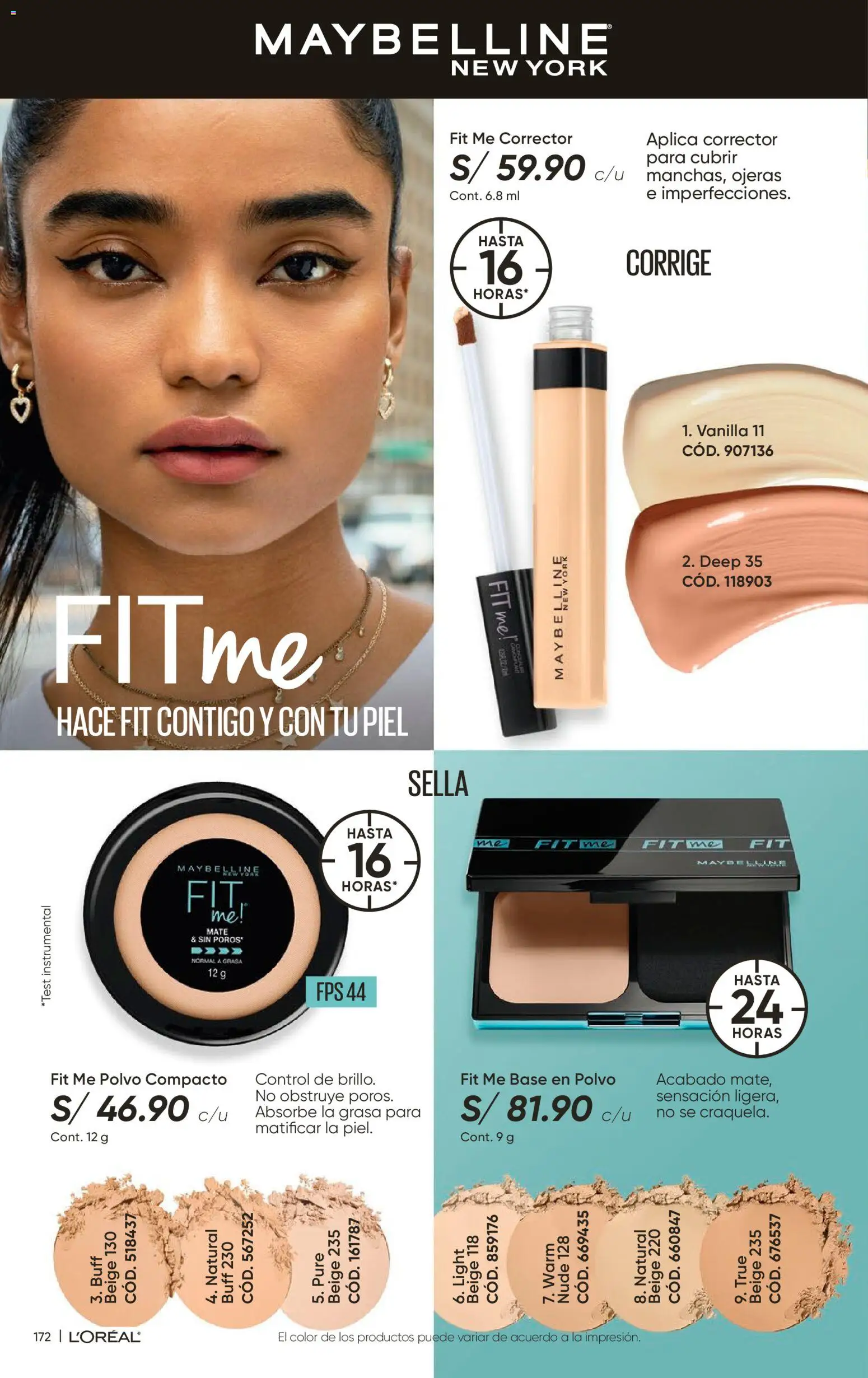 Catálogo Azzorti válido desde 14/08/2026 | Página: 174 | Productos: Puré, Corrector, Polvo