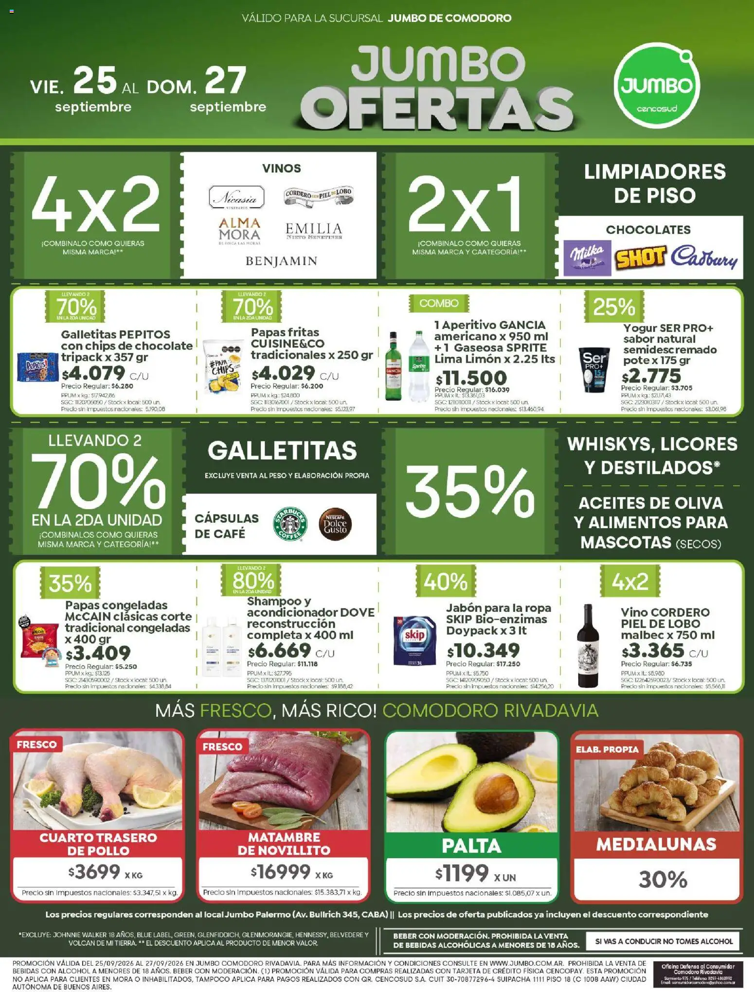 Jumbo Ofertas | Comodoro Viernes 25 de Septiembre