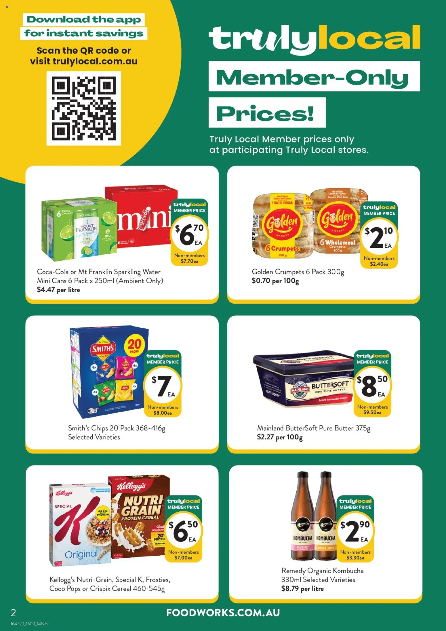 Foodworks catalogue - valid from 16/09/2026 | Page: 2 | Products: Crumpets, Protein, Water, Lime