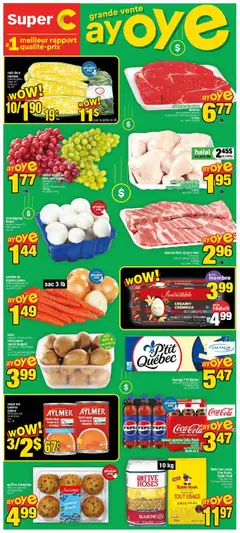 Preview of Super C weekly flyer / circulaire from shop Super C valid from Aug 20, 2026