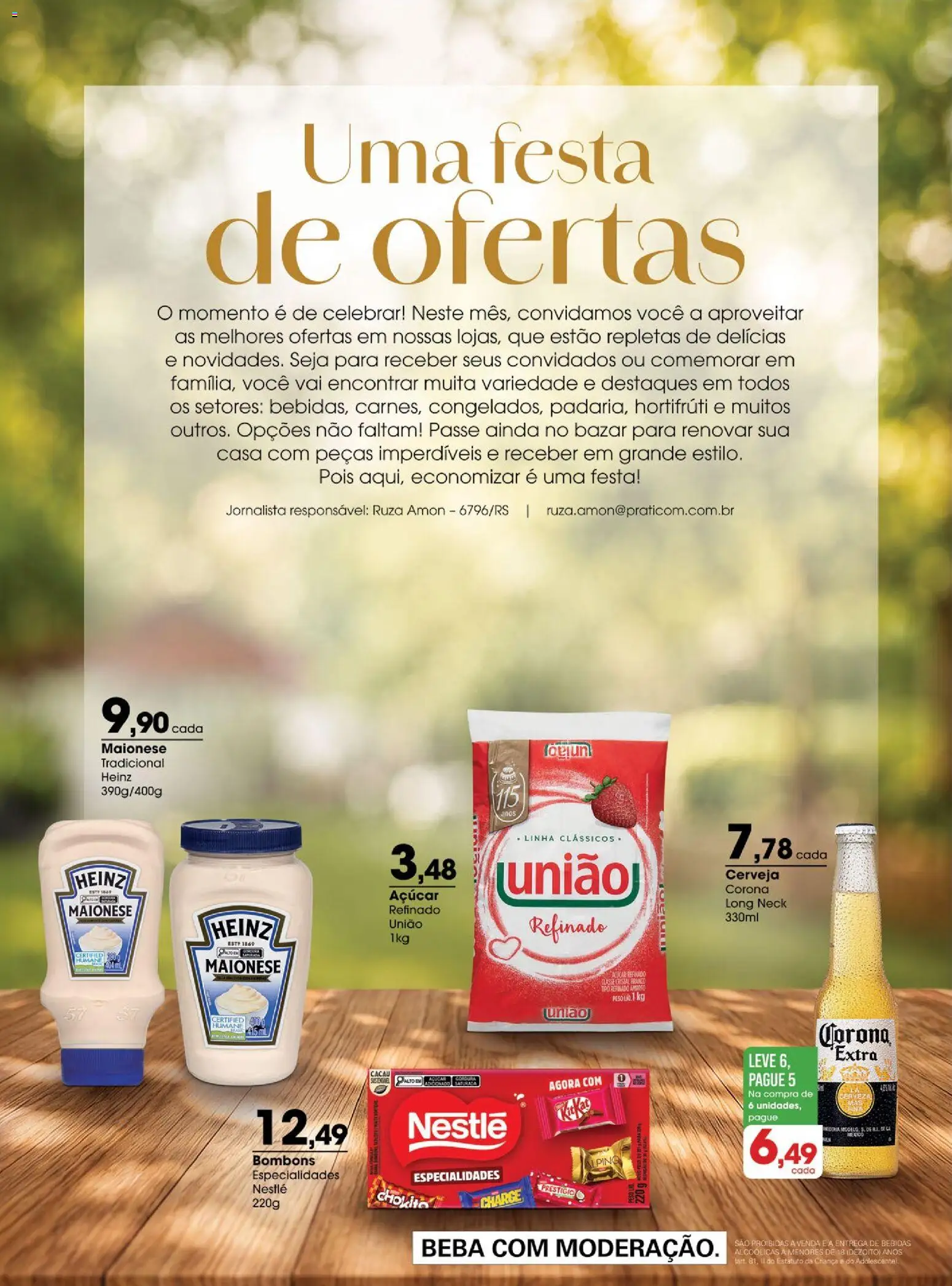 Zaffari Folheto - válido de 29/09/2026 | Página: 2 | Produtos: Bebidas, Cerveja, Açúcar, Maionese