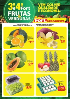 Fort Atacadista ofertas Frutas, Verduras - Pré-Visualização do folheto da loja Fort Atacadista, válido de 15/09/2026