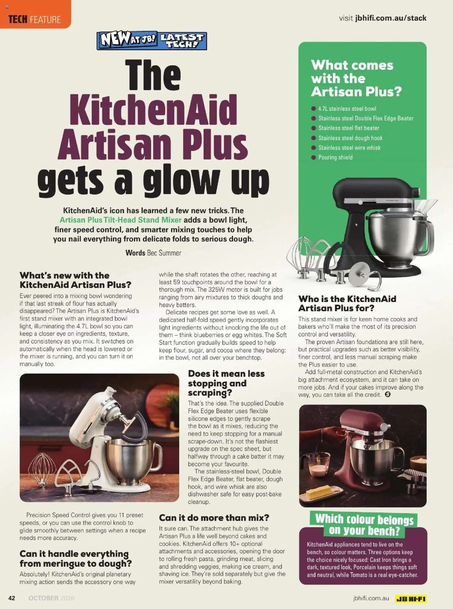 JB Hi-Fi catalogue - valid from 01/10/2026 | Page: 42 | Products: Cocoa, Cake, Safe, Iron