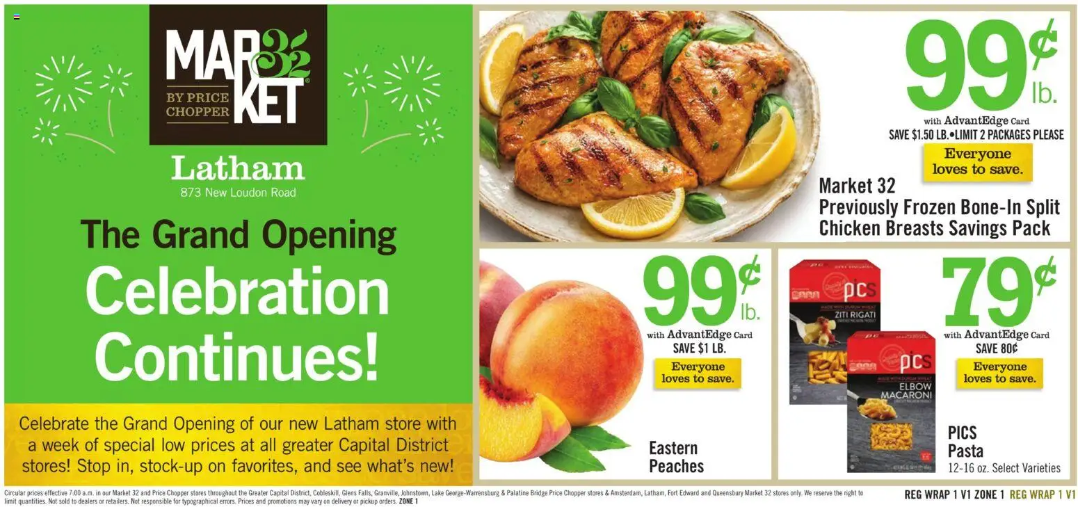 Price Chopper Weekly Ad - valid from 07/12/2026 | Page: 17 | Products: Peaches, Pasta