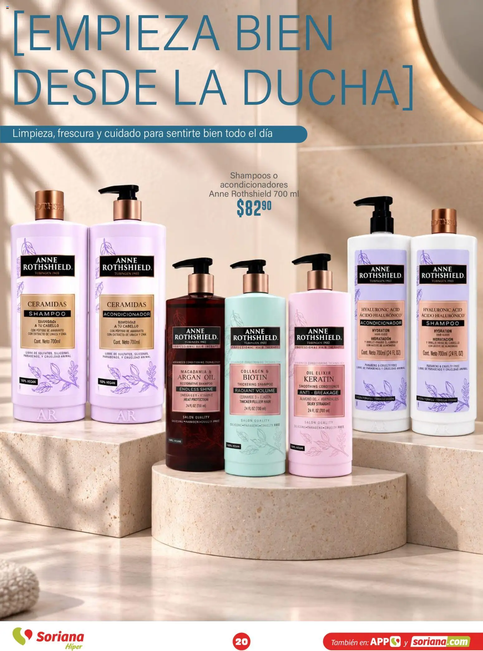 Nuevas ofertas de Soriana válidas en toda la República Mexicana desde el 30/09/2026. ¡Encuentra las mejores ofertas en Soriana Híper - Modo #Glowing! | Página: 20 | Productos: Shampoo, Acondicionador