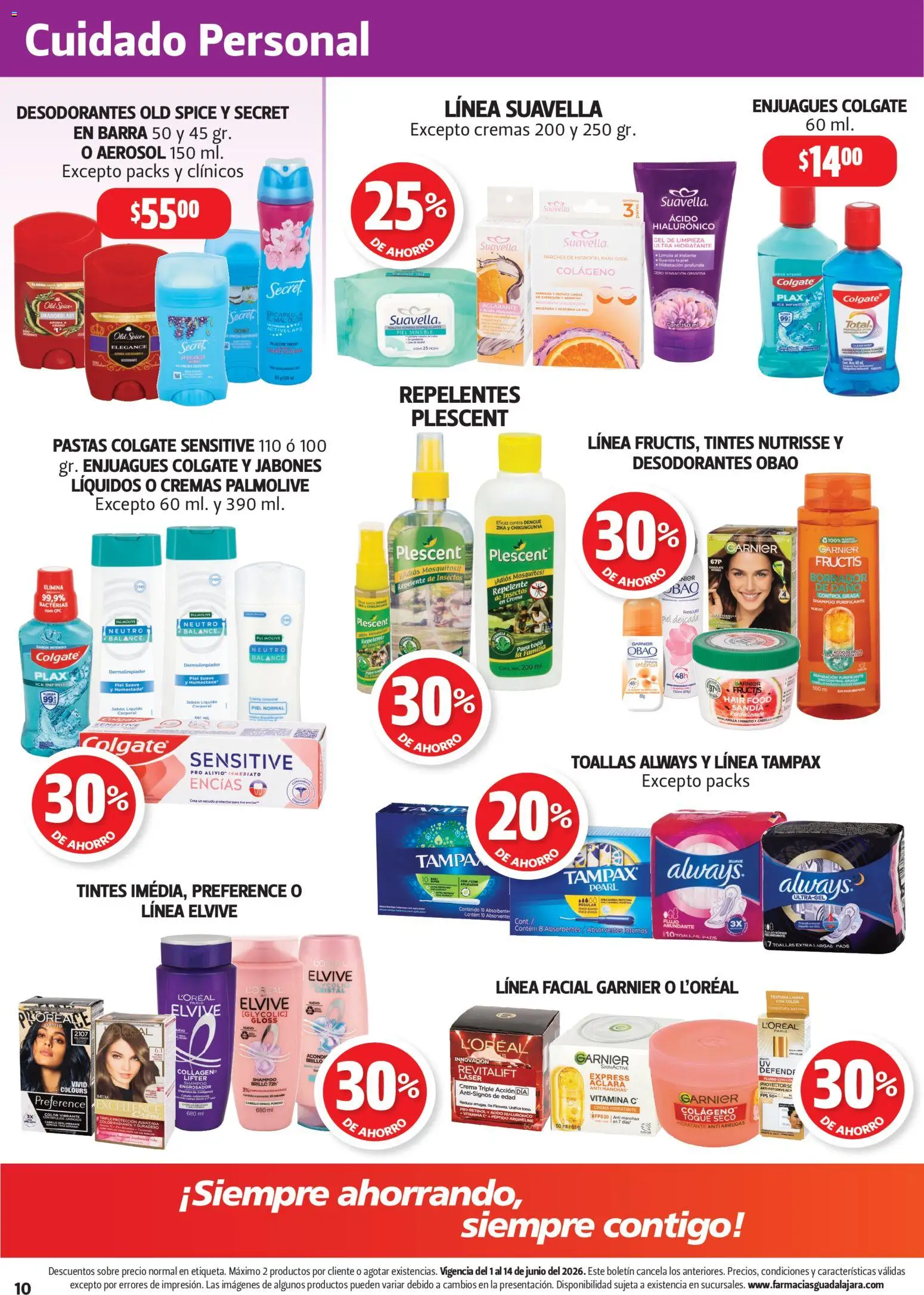 Nuevas ofertas de Farmacia Guadalajara válidas en toda la República Mexicana desde el 01.06.2026. ¡Encuentra las mejores ofertas en Farmacia Guadalajara catálogo! | Página: 10
