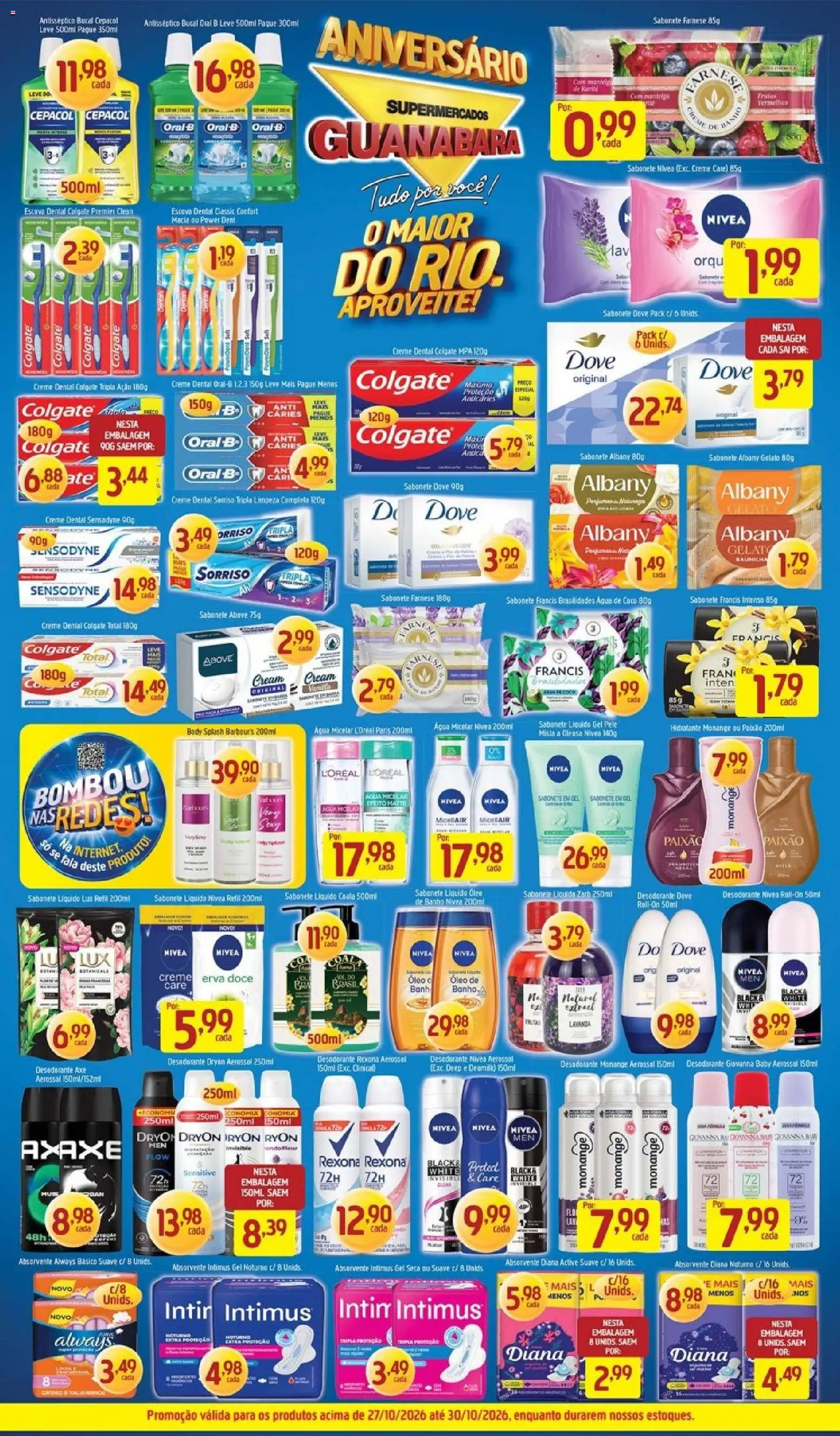 Supermercados Guanabara Folheto - válido de 27/10/2026 | Página: 10