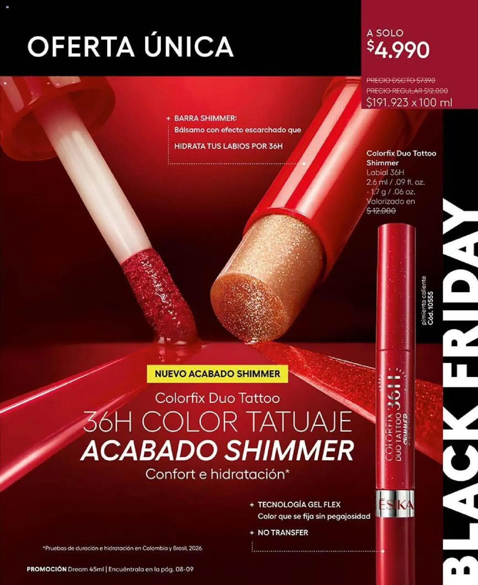 Catálogo Ésika Campaña 16 │ válido desde el 28.09.2026 | Página: 47 | Productos: Pimienta, Bálsamo, Labial