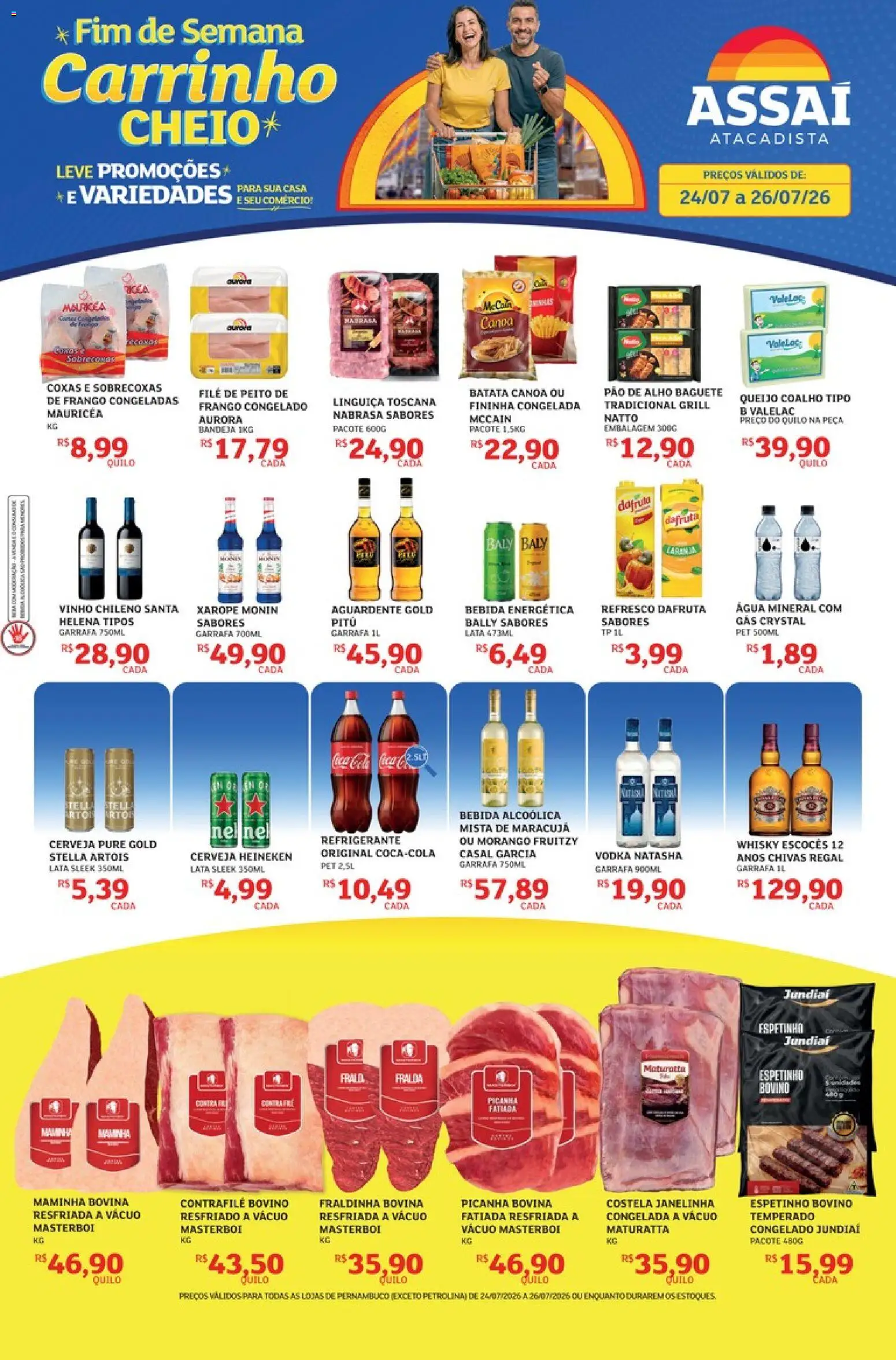 Assaí Atacadista ofertas - PE de 24/07/2026 catalogue cover