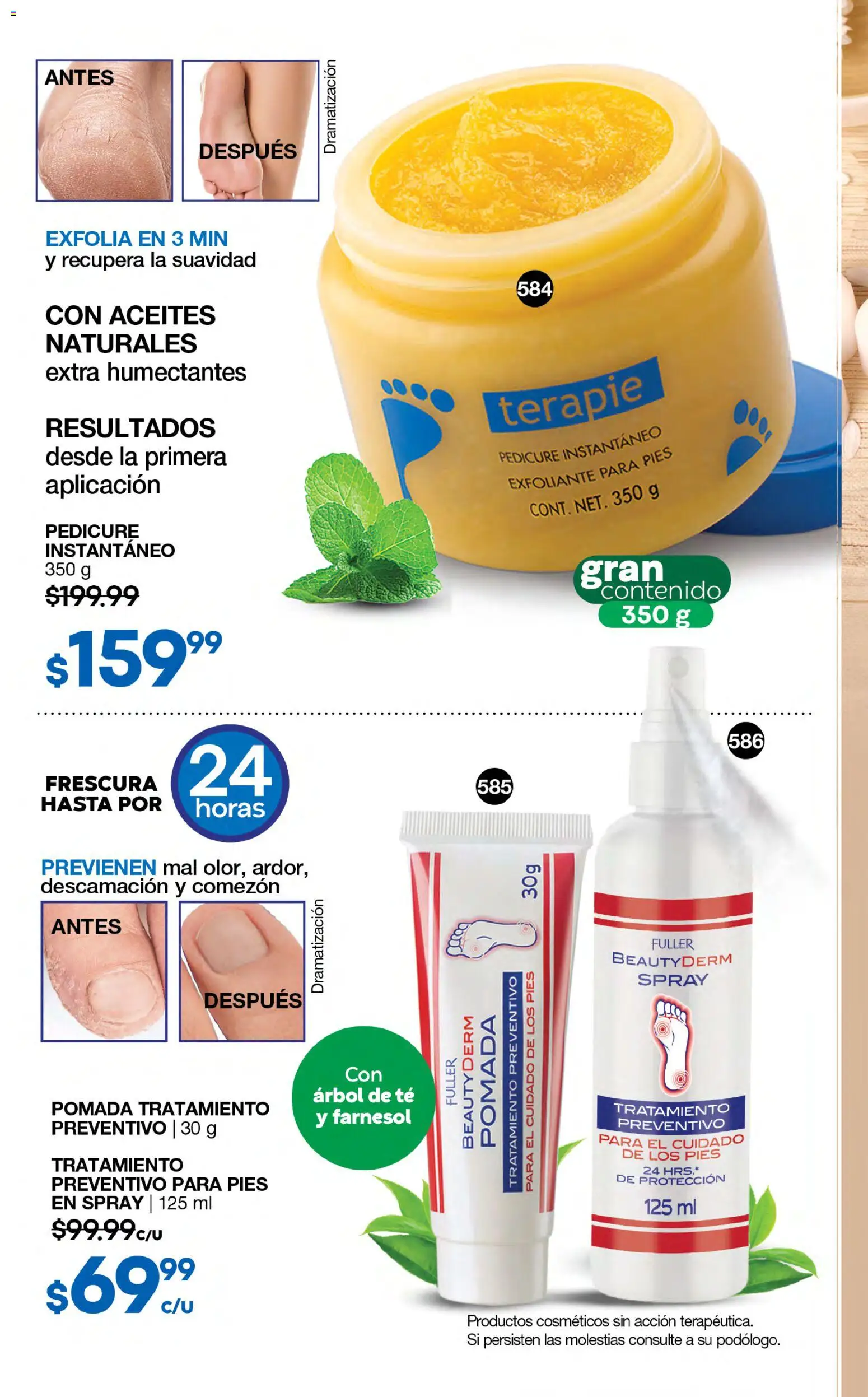 Nuevas ofertas de Fuller válidas en toda la República Mexicana desde el 05/08/2026. ¡Encuentra las mejores ofertas en Fuller campaña 9 2026! | Página: 152 | Productos: Exfoliante, Pomada, Té