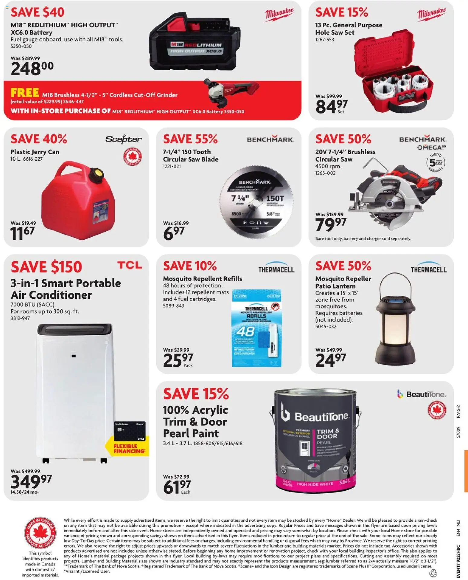 Home Hardware flyer valid from 28.05.2026 | Page: 2 | Products: Grinder, Conditioner, Battery