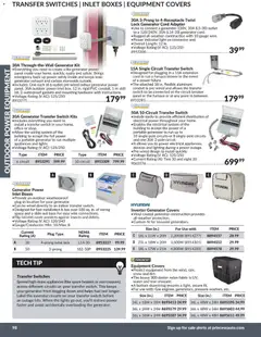 Preview of Princess Auto catalog - Outdoor Power Equipment from shop Princess Auto valid from Apr 21, 2026 | Page: 52 | Products: Water, Connector, Spread, Lighting
