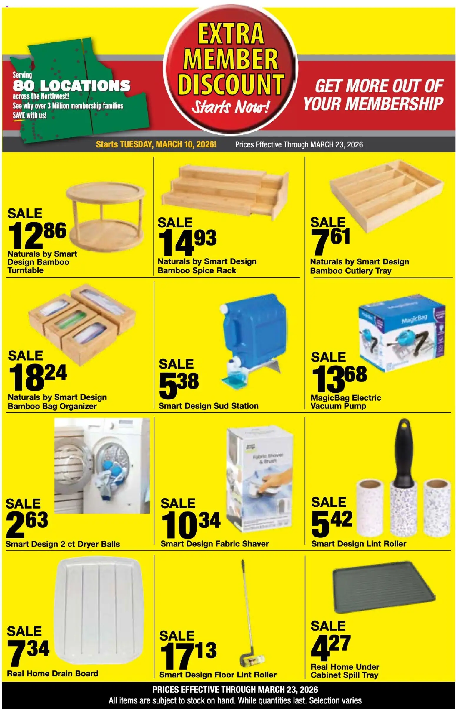 Bi-Mart Extra Membership Discount - valid from 10.03.2026 | Page: 2 | Products: Vacuum, Pump, Bag, Dryer