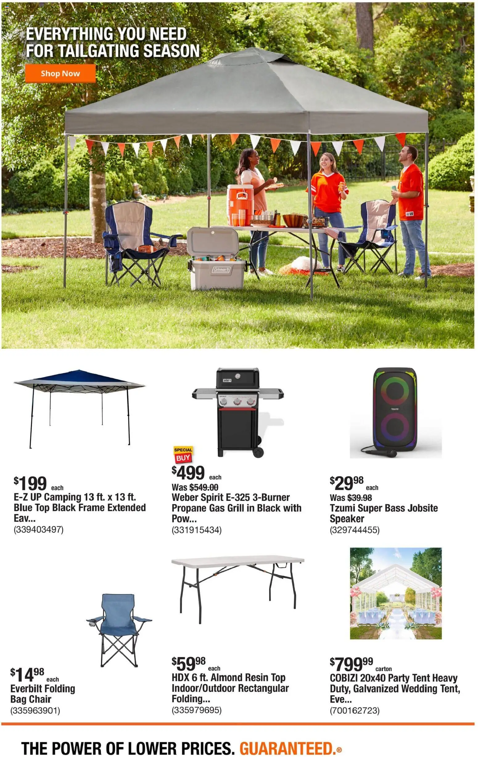 Home Depot Weekly Ad - valid from 09/10/2026 | Page: 7 | Products: Chair, Gas grill, Bag, Grill
