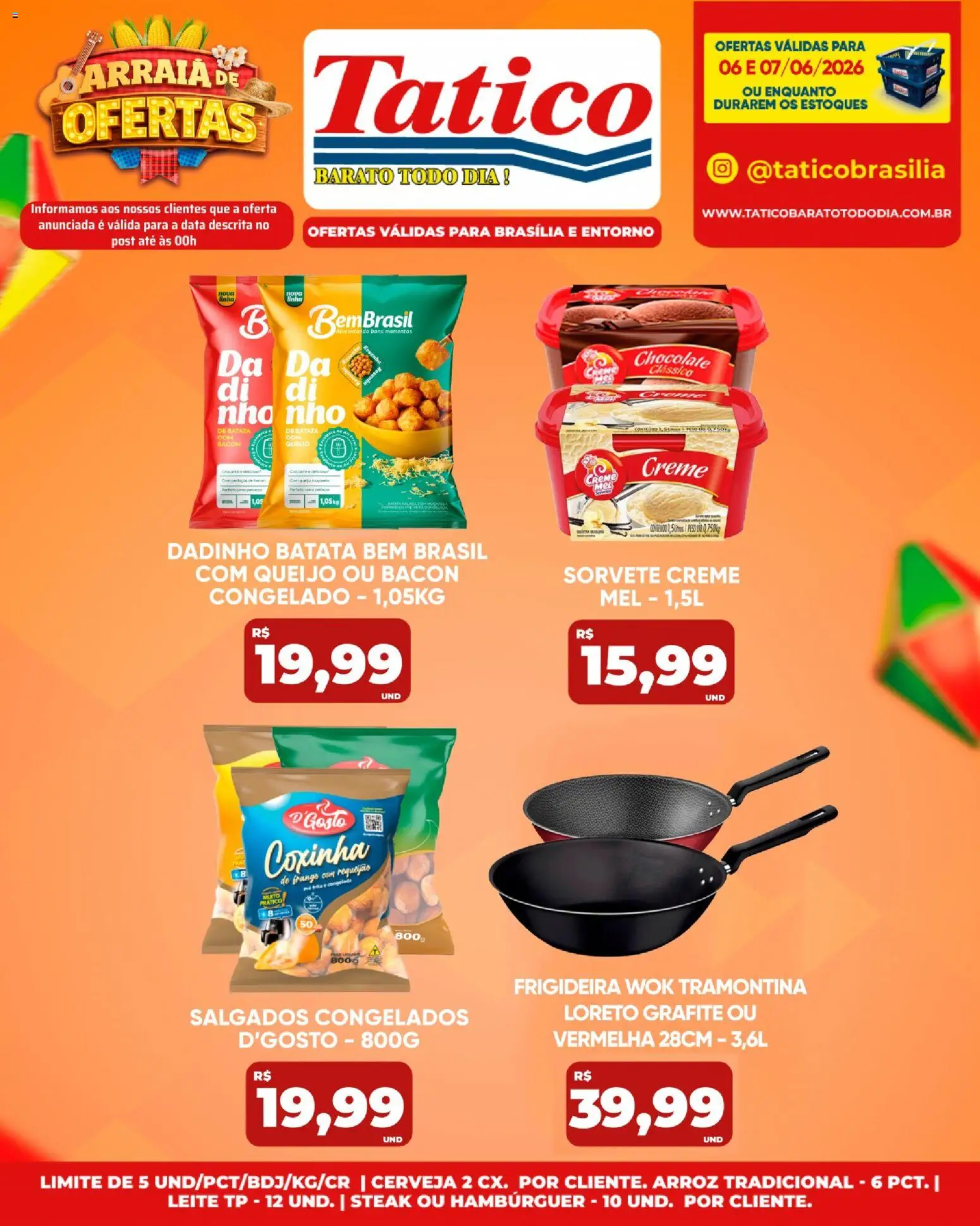 Tatico Folheto - válido de 08.06.2026 | Página: 35 | Produtos: Queijo, Chocolate, Mel, Requeijão
