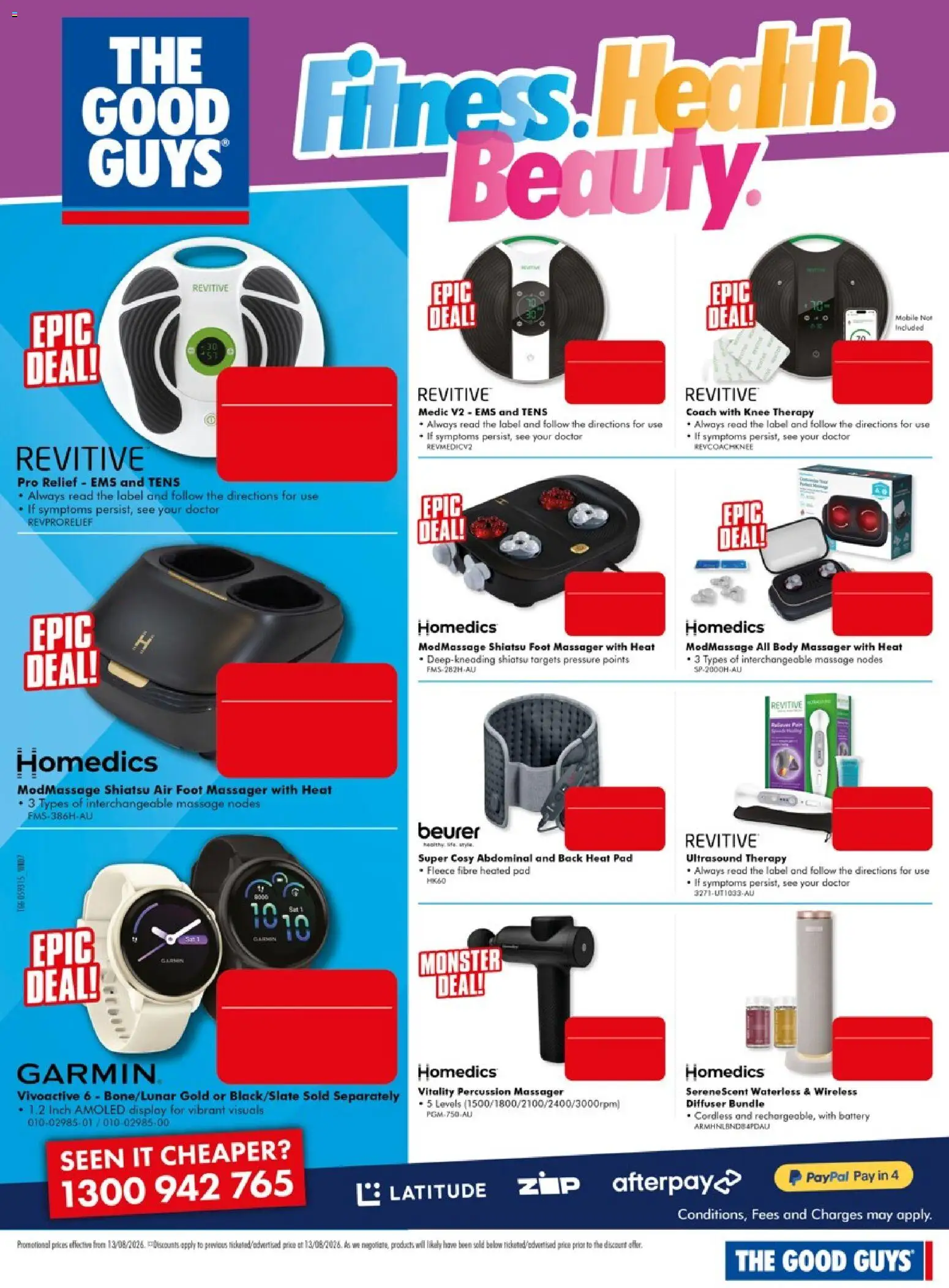 The Good Guys catalogue - valid from 13/08/2026 | Page: 13 | Products: Battery, Knee, Mobile