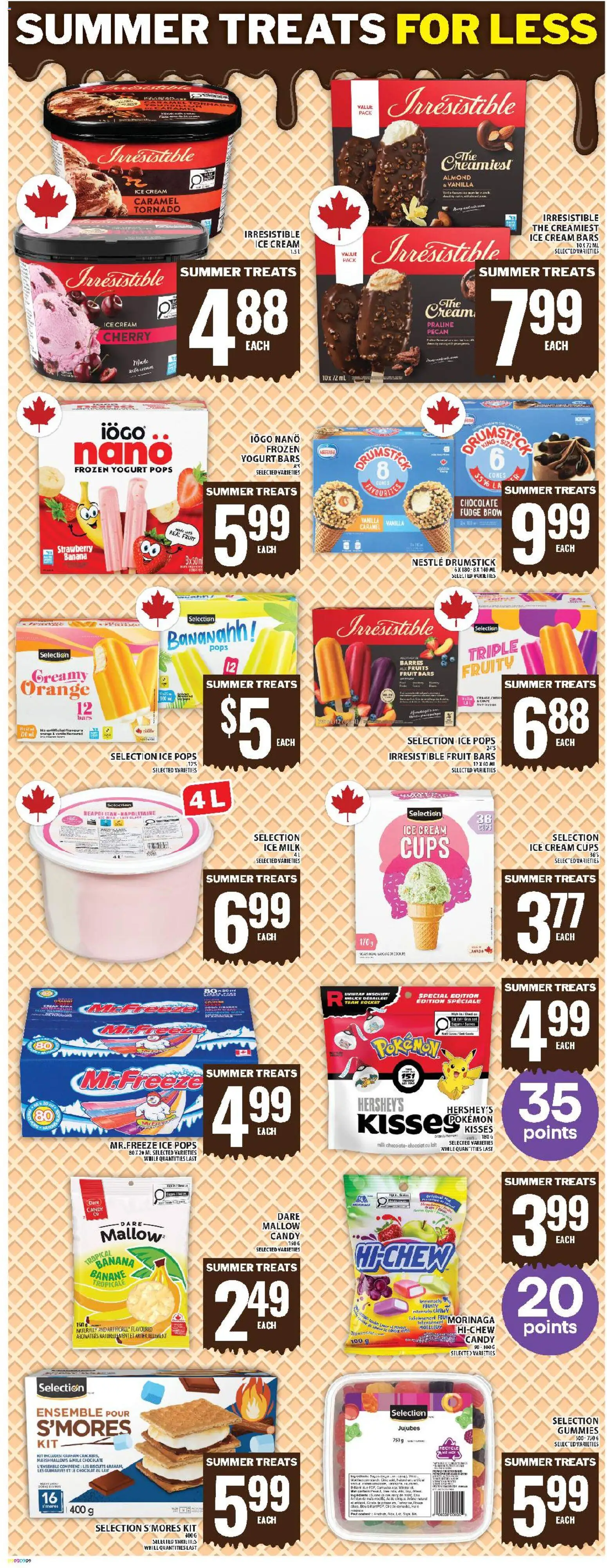 Food Basics flyer valid from 11.06.2026 | Page: 15 | Products: Ice cream, Milk, Yogurt, Chocolate