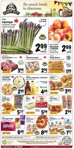 Preview of Farm Boy weekly flyer / circulaire from shop Farm Boy valid from 11.06.2026