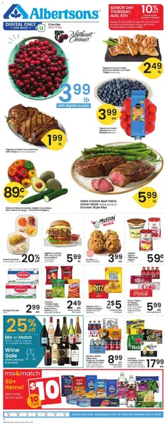Preview of Albertsons weekly ads valid from 08/05/2026