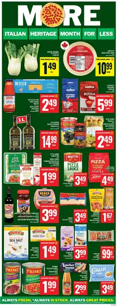 Preview of Food Basics weekly flyer / circulaire from shop Food Basics valid from 11.06.2026 | Page: 17 | Products: Salad, Butter, Yogurt